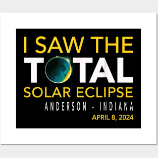 Just saw the total eclipse at Anderson indiana Posters and Art